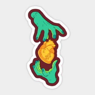 Precious heart Sticker